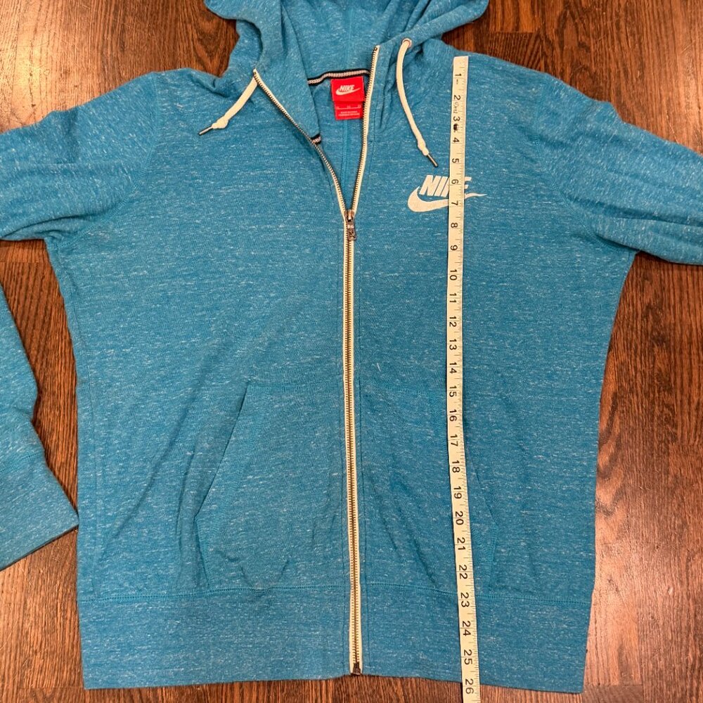 Nike Sportswear Essential Full Zip Hoodie - Heathered Blue - Women’s XL - Picture 7 of 11